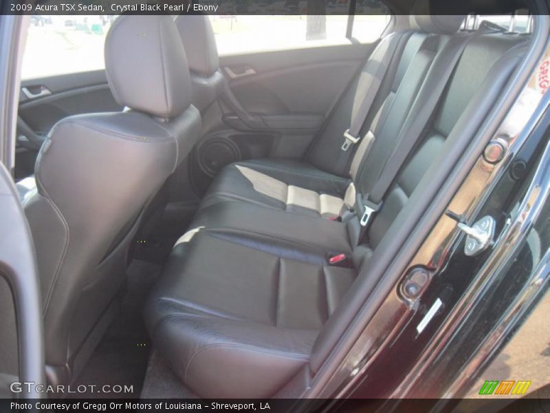 Crystal Black Pearl / Ebony 2009 Acura TSX Sedan