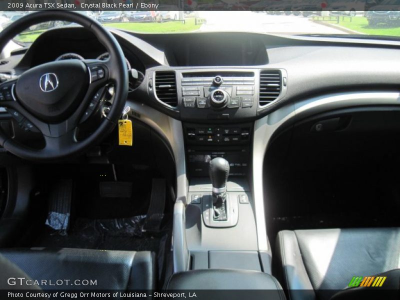 Crystal Black Pearl / Ebony 2009 Acura TSX Sedan