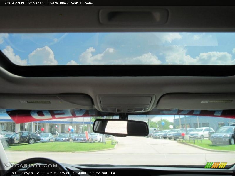 Crystal Black Pearl / Ebony 2009 Acura TSX Sedan