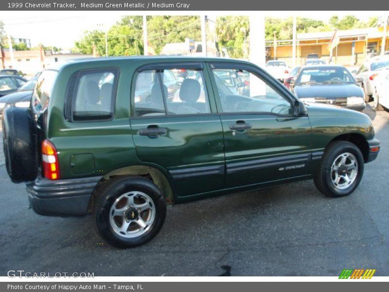 Medium Green Metallic / Medium Gray 1999 Chevrolet Tracker