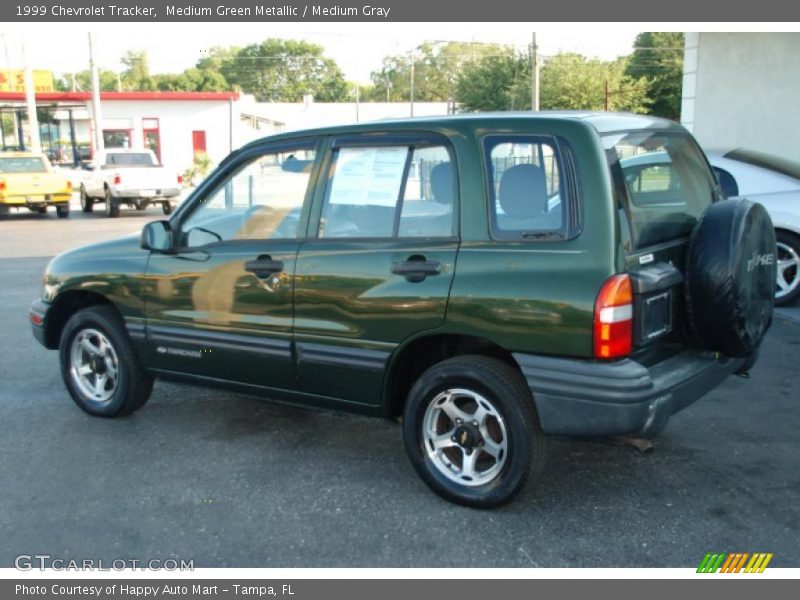 Medium Green Metallic / Medium Gray 1999 Chevrolet Tracker