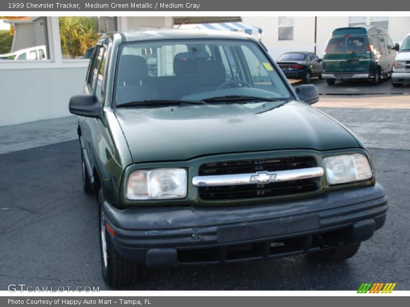 Medium Green Metallic / Medium Gray 1999 Chevrolet Tracker