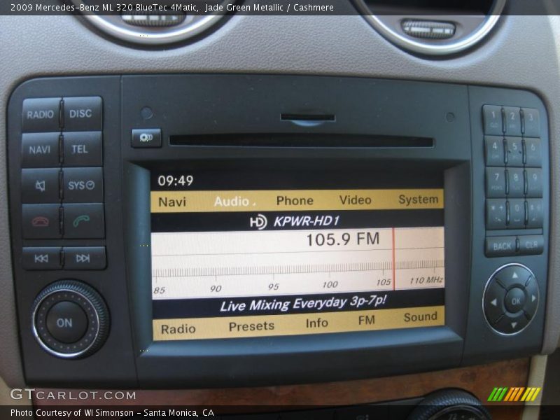 Jade Green Metallic / Cashmere 2009 Mercedes-Benz ML 320 BlueTec 4Matic