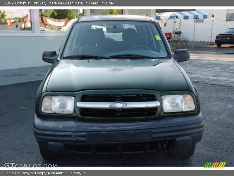 Medium Green Metallic / Medium Gray 1999 Chevrolet Tracker