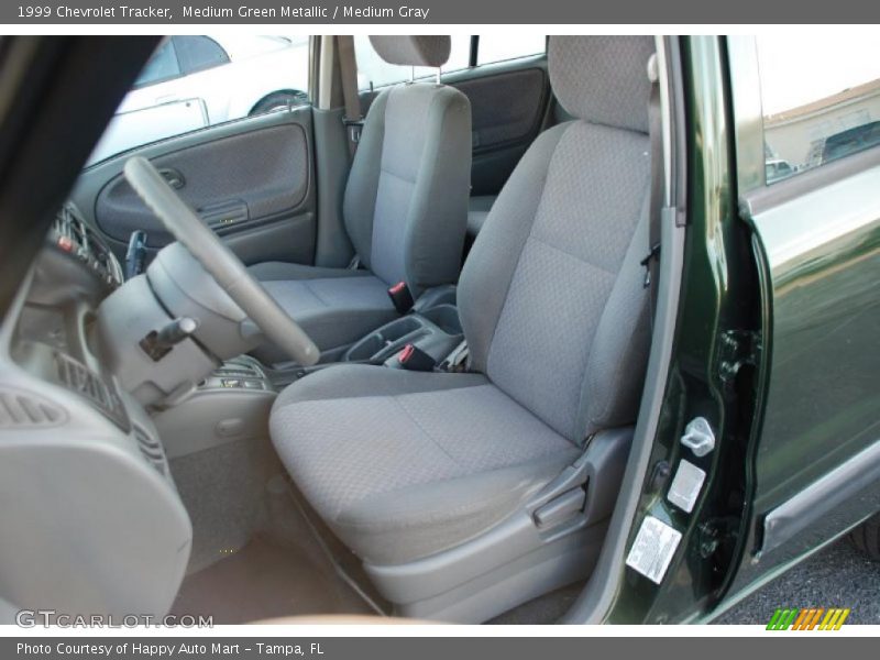 Medium Green Metallic / Medium Gray 1999 Chevrolet Tracker