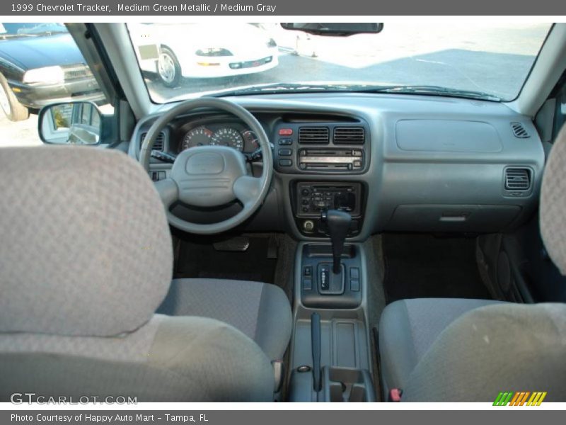 Medium Green Metallic / Medium Gray 1999 Chevrolet Tracker