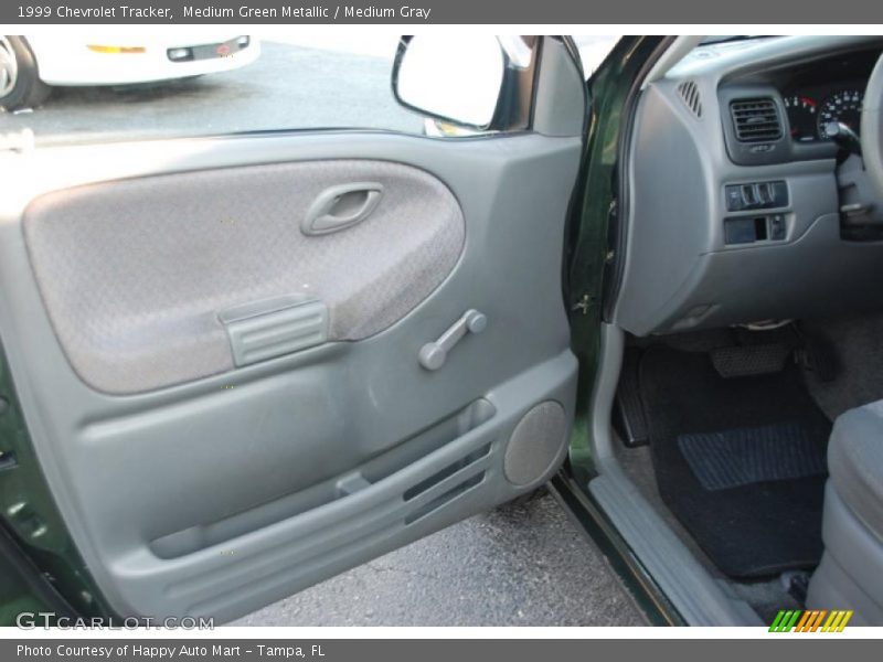 Medium Green Metallic / Medium Gray 1999 Chevrolet Tracker