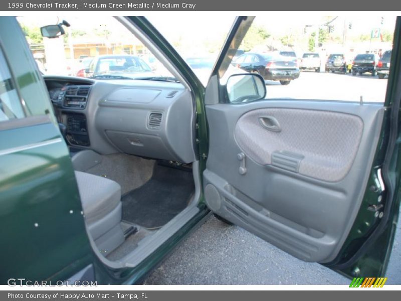Medium Green Metallic / Medium Gray 1999 Chevrolet Tracker