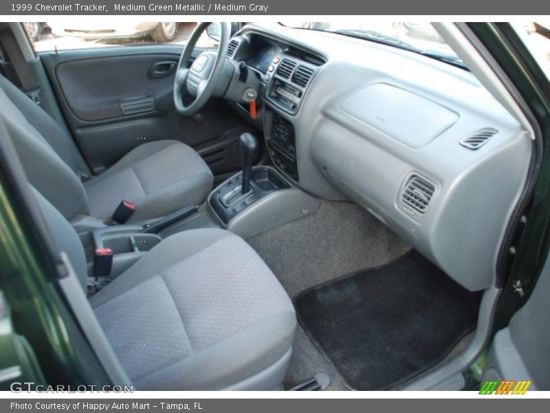 Medium Green Metallic / Medium Gray 1999 Chevrolet Tracker