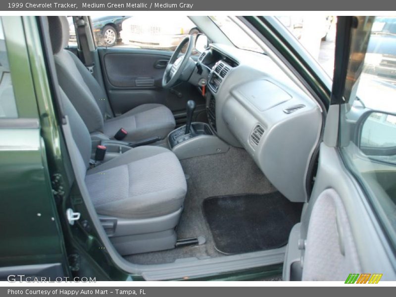 Medium Green Metallic / Medium Gray 1999 Chevrolet Tracker
