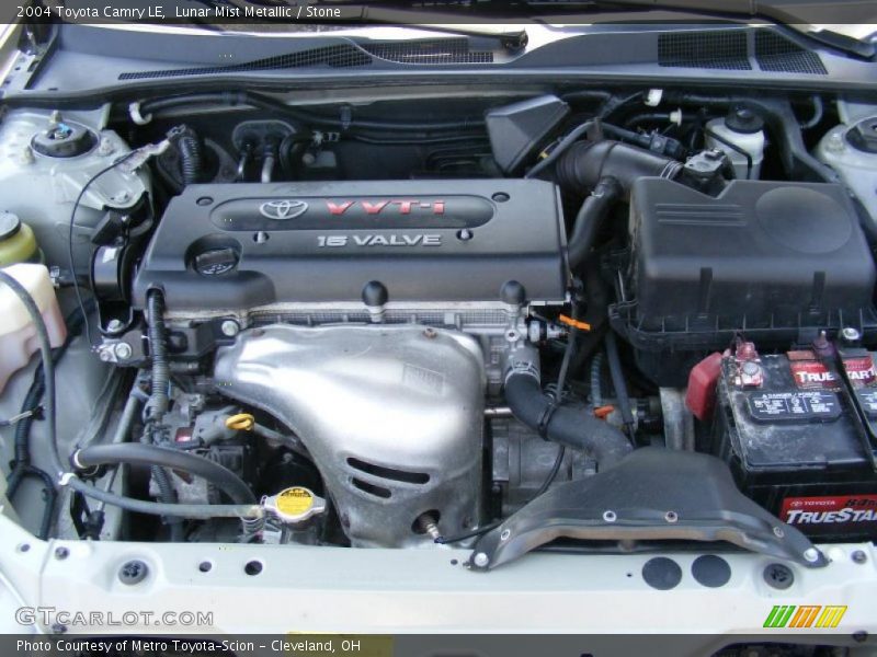 Lunar Mist Metallic / Stone 2004 Toyota Camry LE