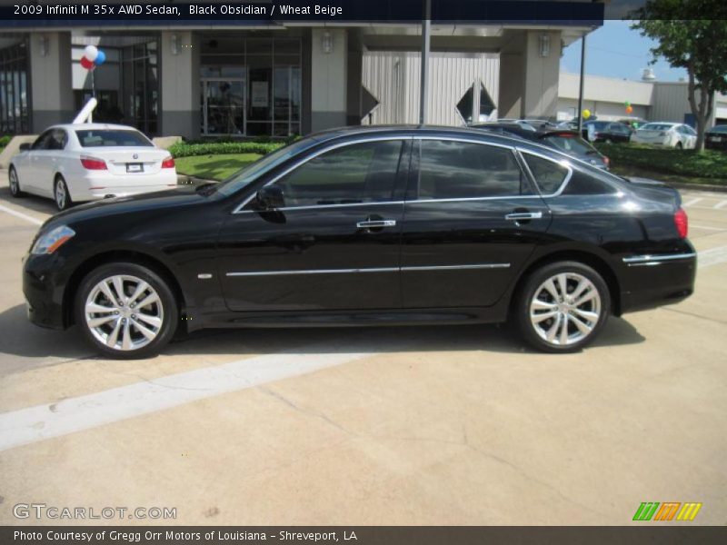 Black Obsidian / Wheat Beige 2009 Infiniti M 35x AWD Sedan