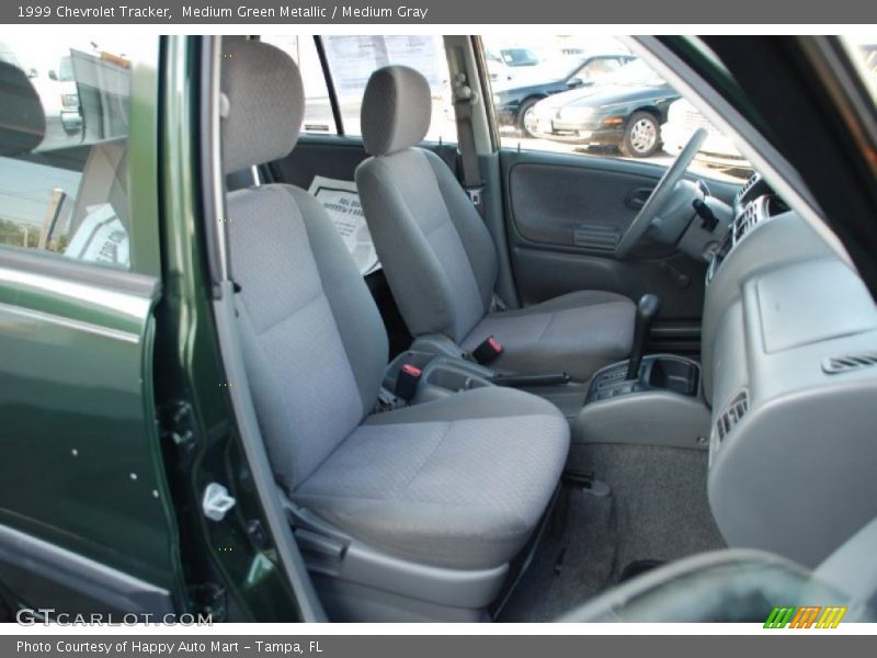 Medium Green Metallic / Medium Gray 1999 Chevrolet Tracker