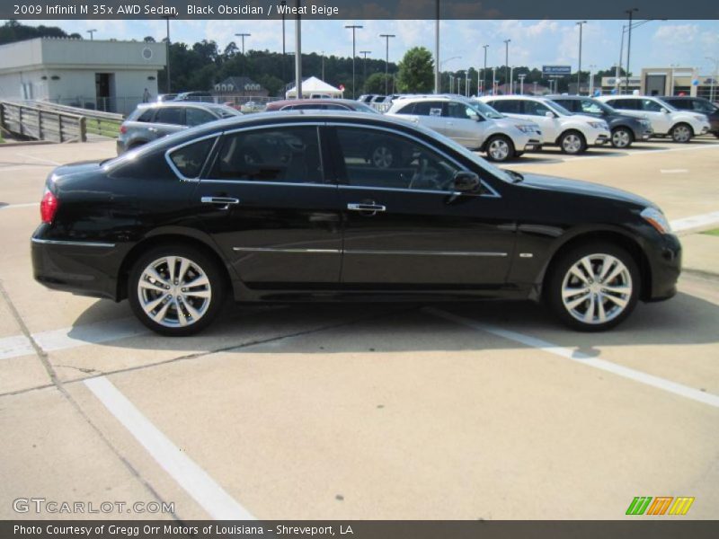 Black Obsidian / Wheat Beige 2009 Infiniti M 35x AWD Sedan