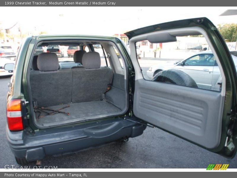 Medium Green Metallic / Medium Gray 1999 Chevrolet Tracker