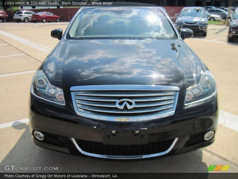 Black Obsidian / Wheat Beige 2009 Infiniti M 35x AWD Sedan