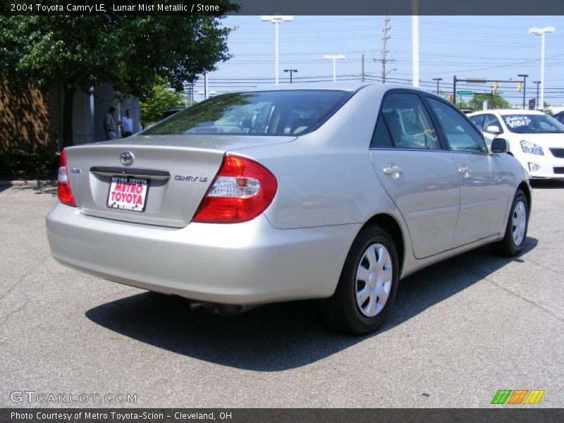 Lunar Mist Metallic / Stone 2004 Toyota Camry LE