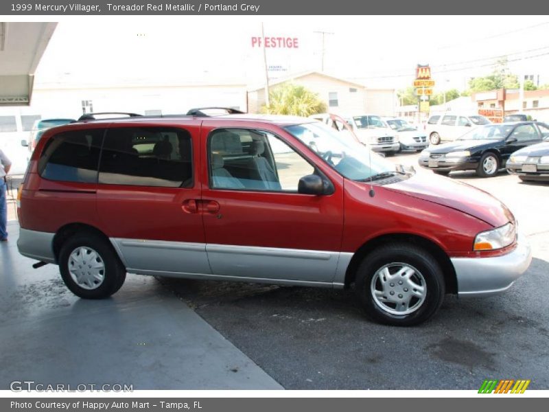 Toreador Red Metallic / Portland Grey 1999 Mercury Villager