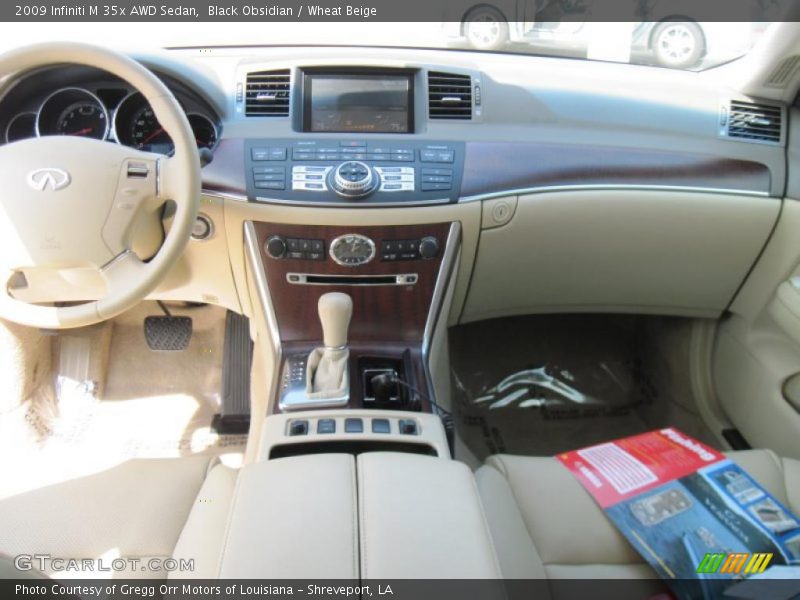 Black Obsidian / Wheat Beige 2009 Infiniti M 35x AWD Sedan