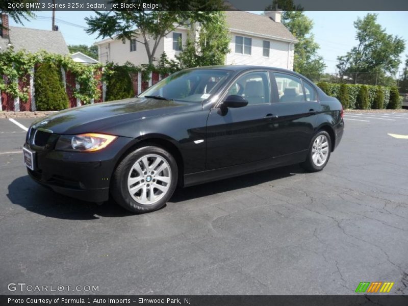 Jet Black / Beige 2006 BMW 3 Series 325xi Sedan