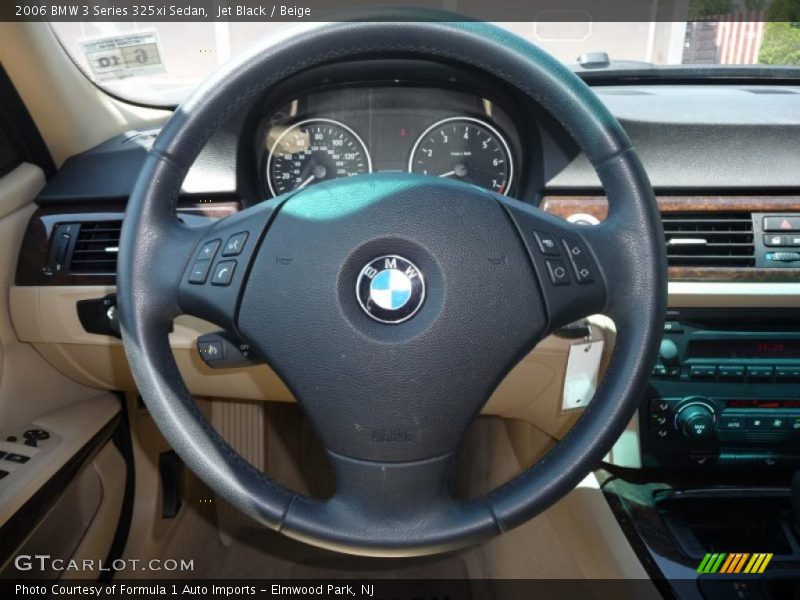 Jet Black / Beige 2006 BMW 3 Series 325xi Sedan