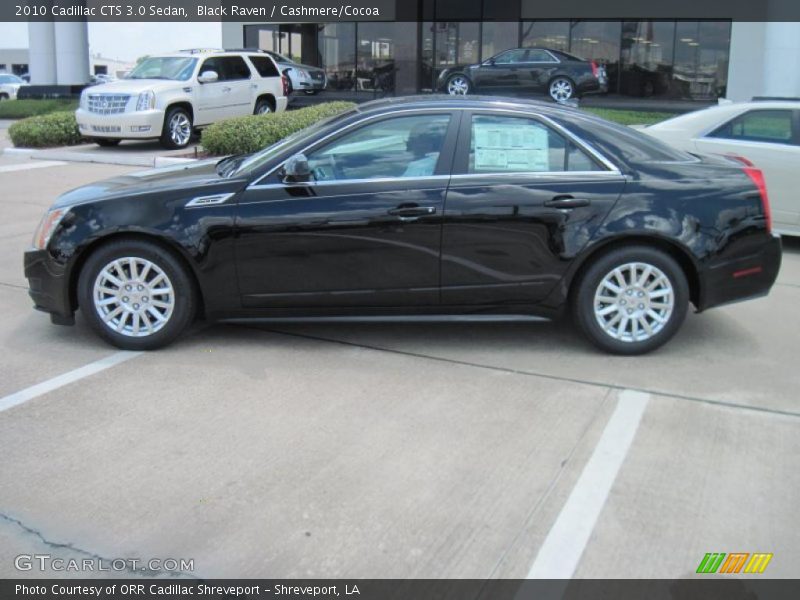 Black Raven / Cashmere/Cocoa 2010 Cadillac CTS 3.0 Sedan