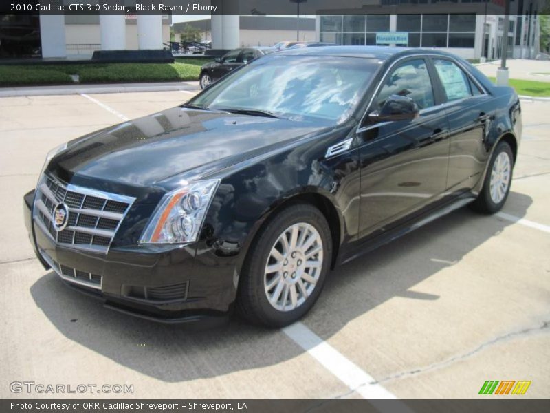 Black Raven / Ebony 2010 Cadillac CTS 3.0 Sedan