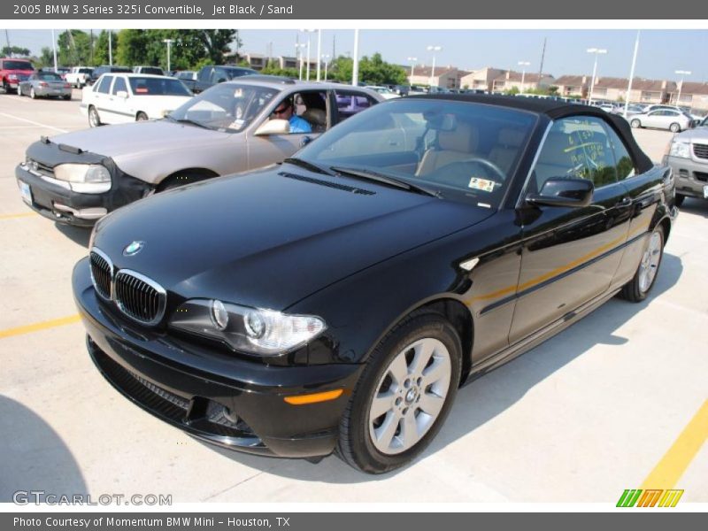 Jet Black / Sand 2005 BMW 3 Series 325i Convertible