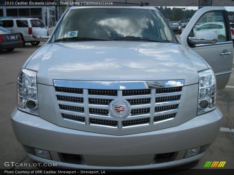 Silver Lining / Cashmere/Cocoa 2010 Cadillac Escalade Luxury