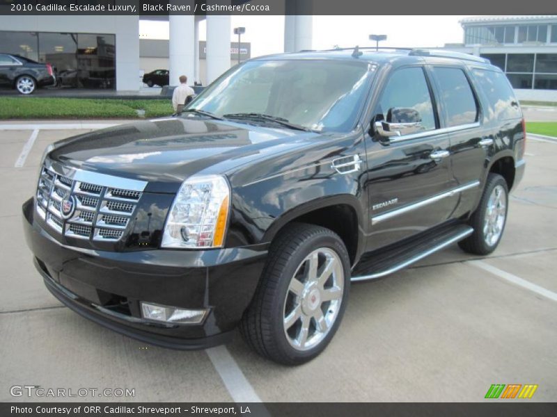 Black Raven / Cashmere/Cocoa 2010 Cadillac Escalade Luxury