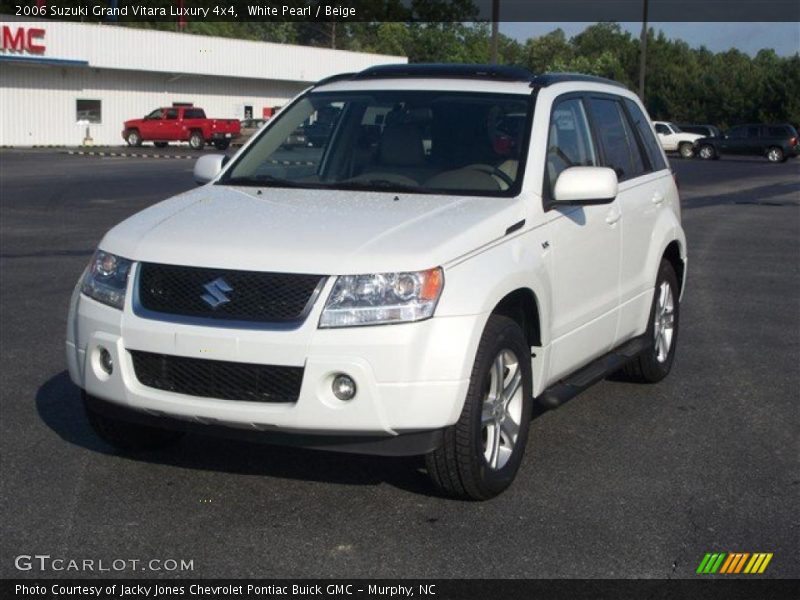 White Pearl / Beige 2006 Suzuki Grand Vitara Luxury 4x4