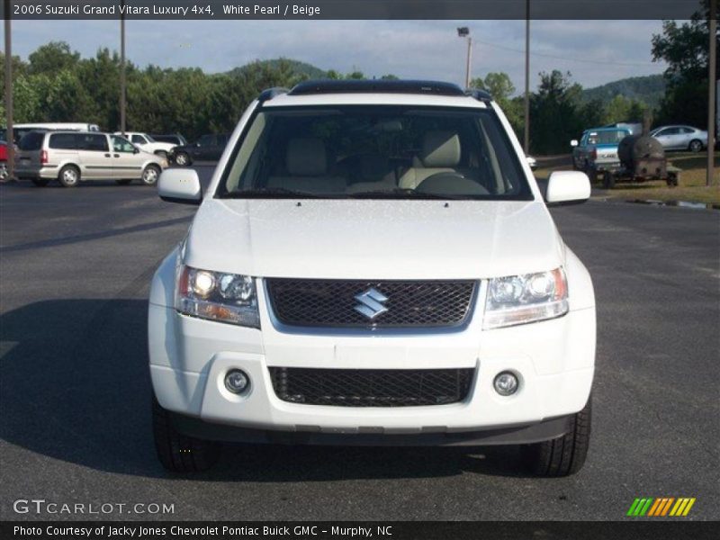 White Pearl / Beige 2006 Suzuki Grand Vitara Luxury 4x4