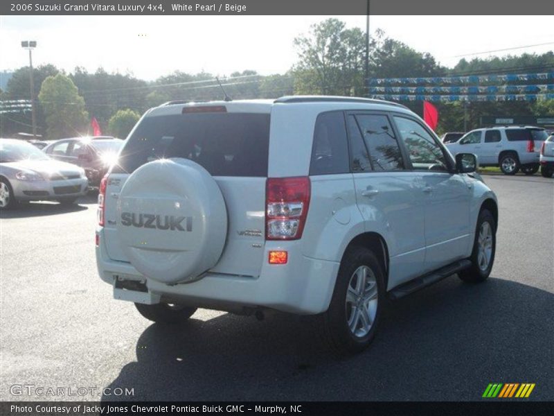 White Pearl / Beige 2006 Suzuki Grand Vitara Luxury 4x4