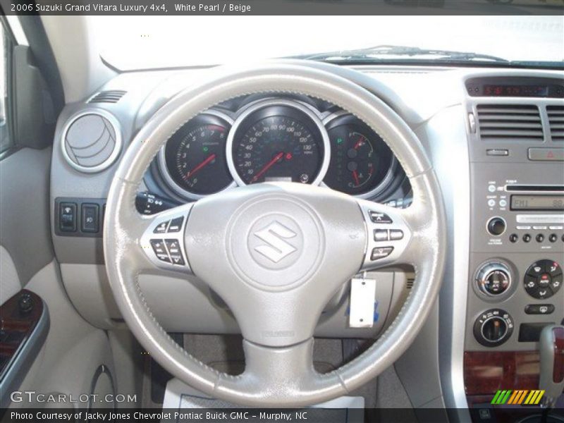 White Pearl / Beige 2006 Suzuki Grand Vitara Luxury 4x4