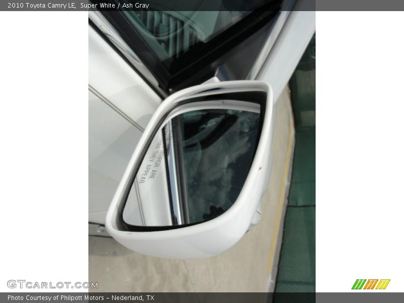 Super White / Ash Gray 2010 Toyota Camry LE