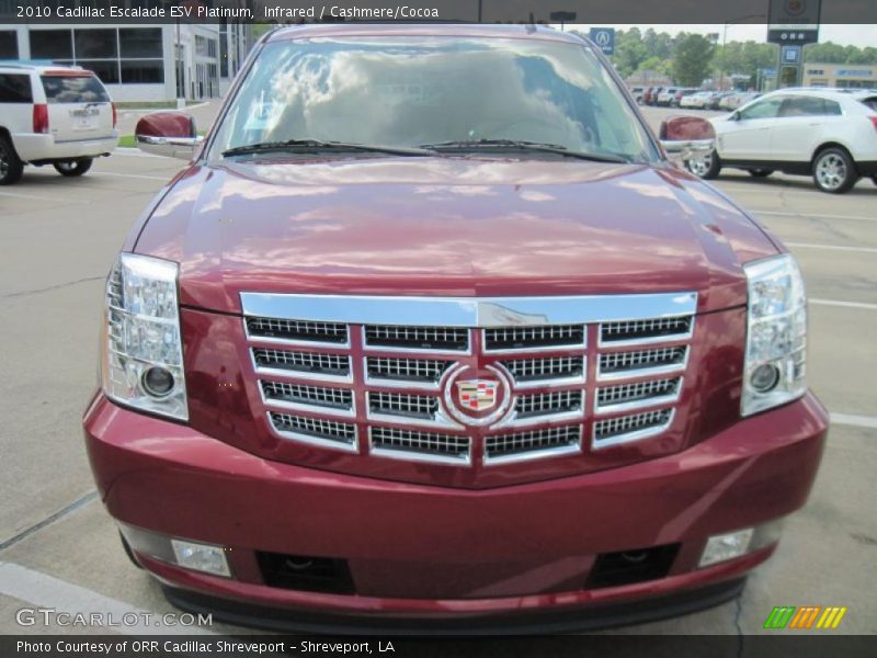 Infrared / Cashmere/Cocoa 2010 Cadillac Escalade ESV Platinum