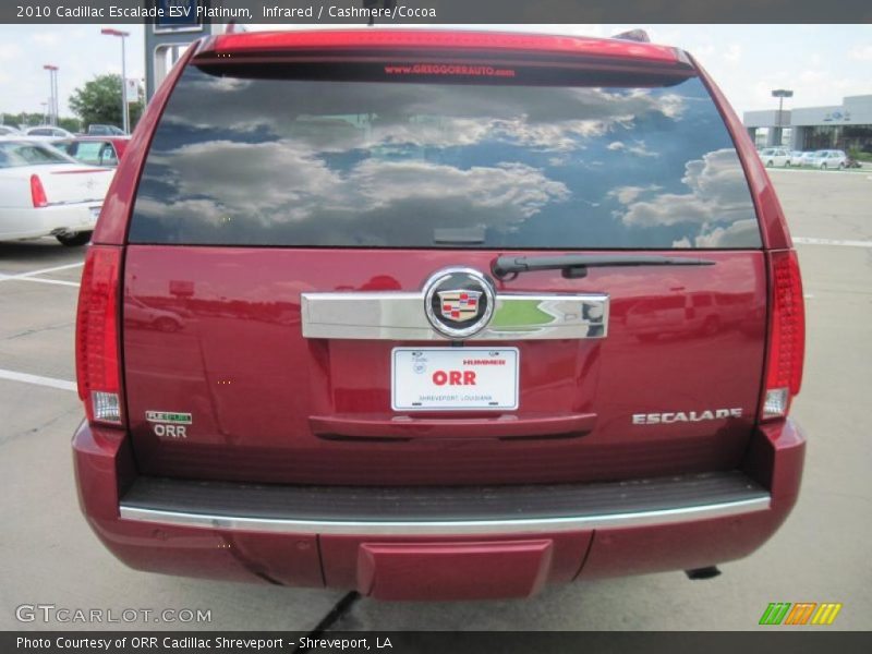 Infrared / Cashmere/Cocoa 2010 Cadillac Escalade ESV Platinum