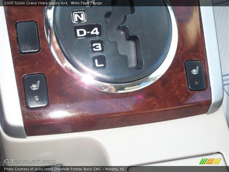 White Pearl / Beige 2006 Suzuki Grand Vitara Luxury 4x4