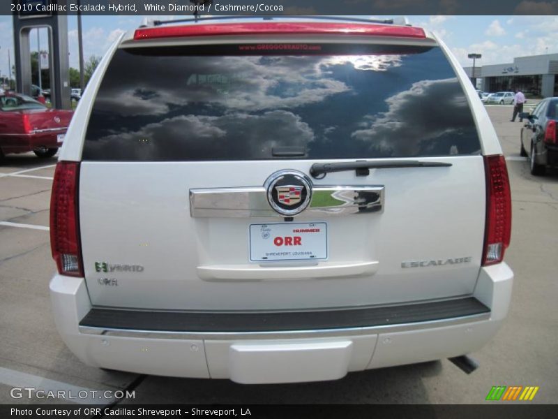 White Diamond / Cashmere/Cocoa 2010 Cadillac Escalade Hybrid