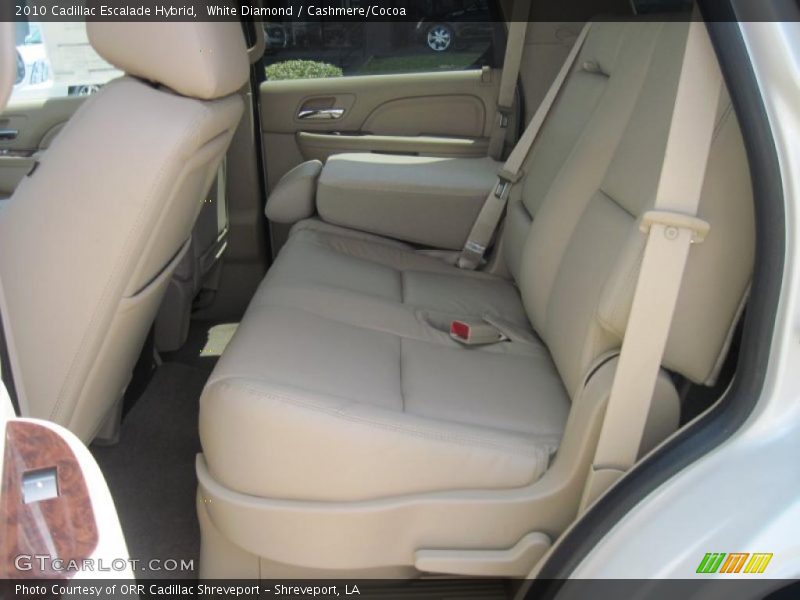 White Diamond / Cashmere/Cocoa 2010 Cadillac Escalade Hybrid