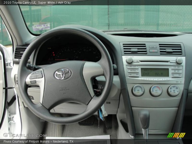 Super White / Ash Gray 2010 Toyota Camry LE
