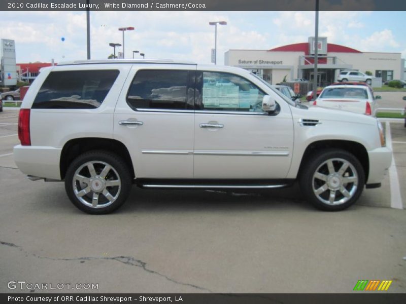 White Diamond / Cashmere/Cocoa 2010 Cadillac Escalade Luxury