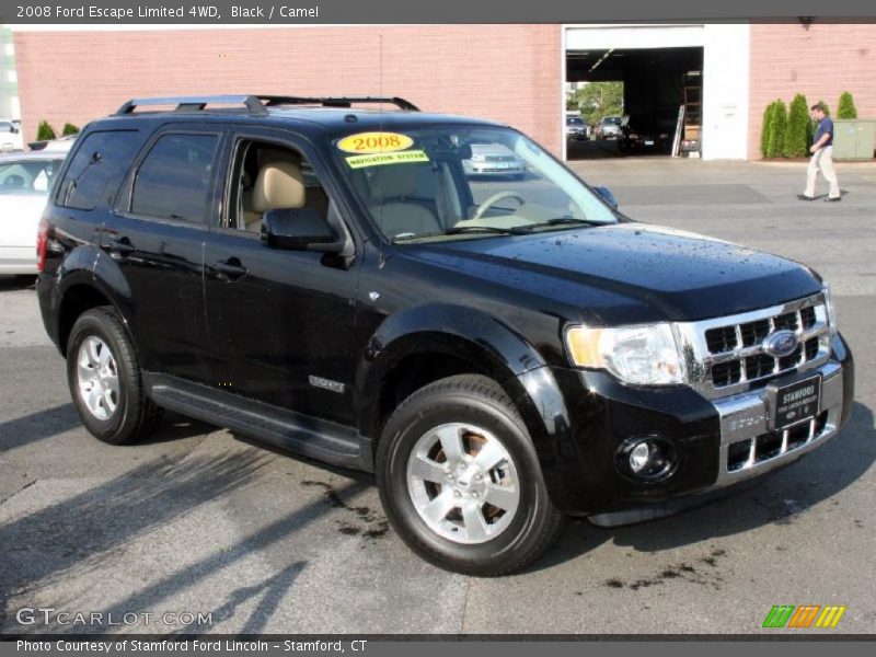 Black / Camel 2008 Ford Escape Limited 4WD