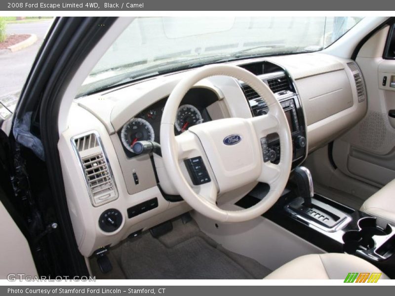 Black / Camel 2008 Ford Escape Limited 4WD