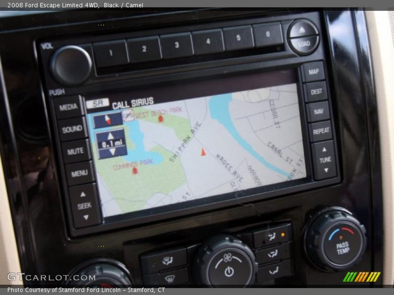 Black / Camel 2008 Ford Escape Limited 4WD