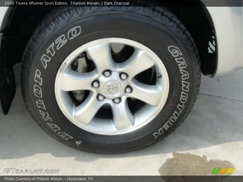 Titanium Metallic / Dark Charcoal 2006 Toyota 4Runner Sport Edition