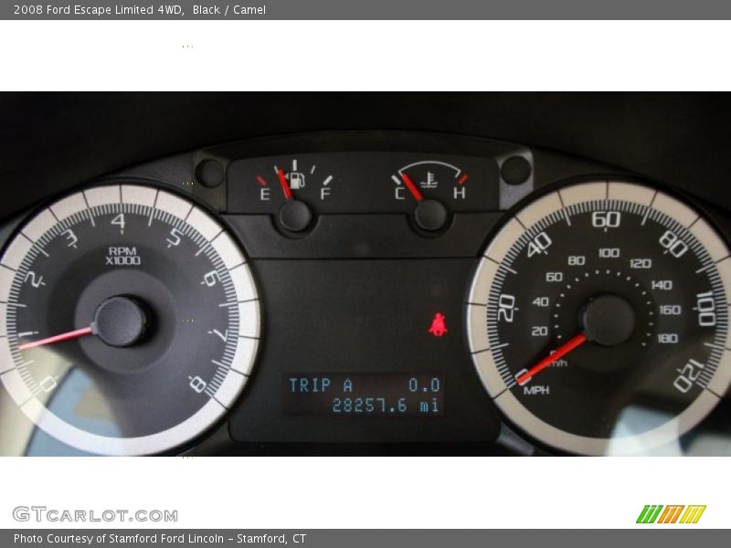 Black / Camel 2008 Ford Escape Limited 4WD