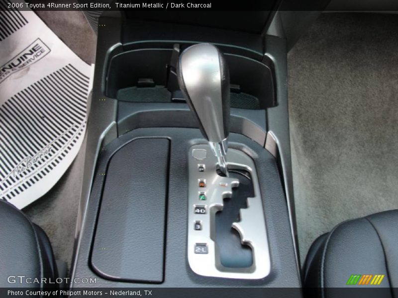 Titanium Metallic / Dark Charcoal 2006 Toyota 4Runner Sport Edition