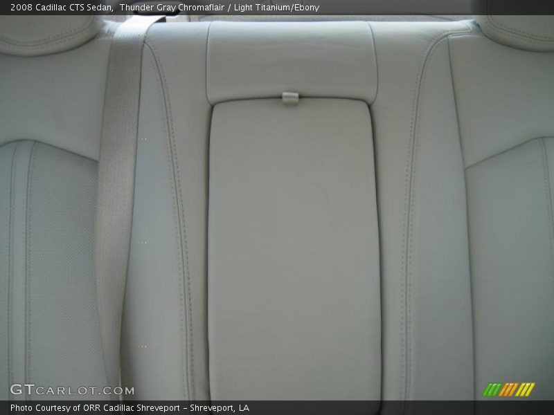 Thunder Gray Chromaflair / Light Titanium/Ebony 2008 Cadillac CTS Sedan