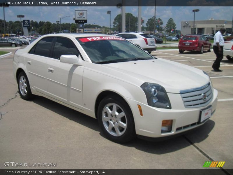 White Diamond / Cashmere 2007 Cadillac CTS Sedan